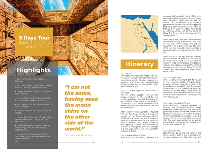 HIGH END JOURNEYS - Tourism Brochure on Behance